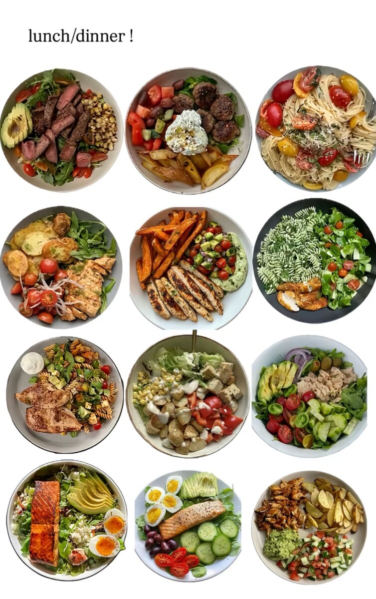 Repas rapides idées présentation