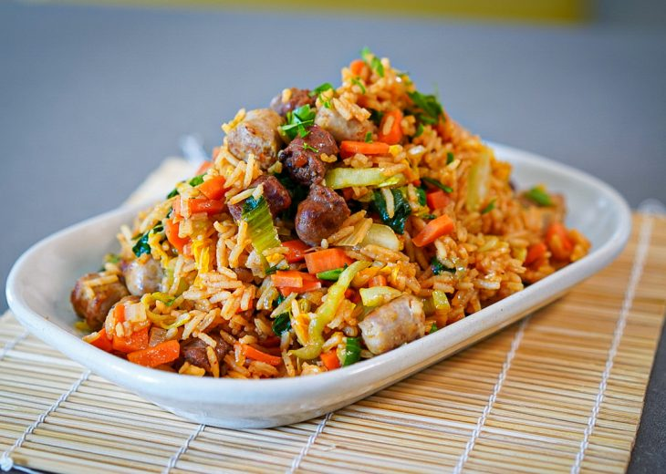 Cuisine exotique colorée