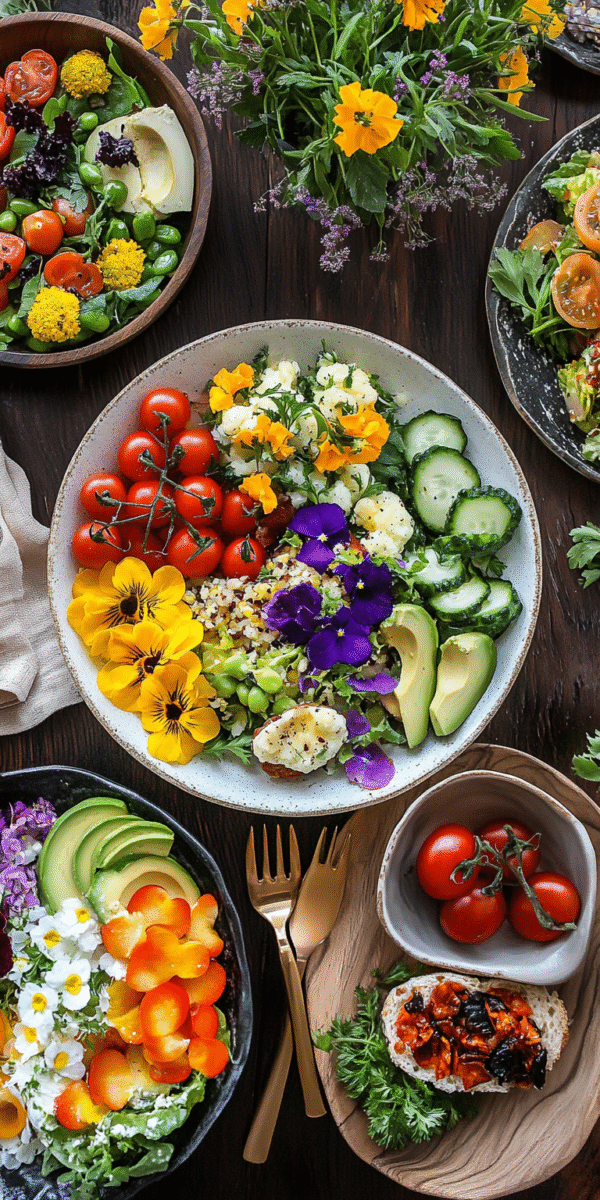 Plats préparés équilibrés stylisme