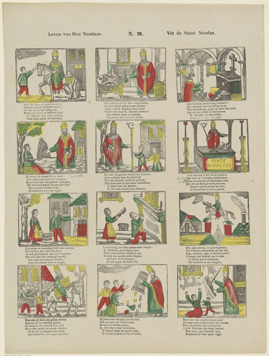 Légende Saint Nicolas histoire vintage