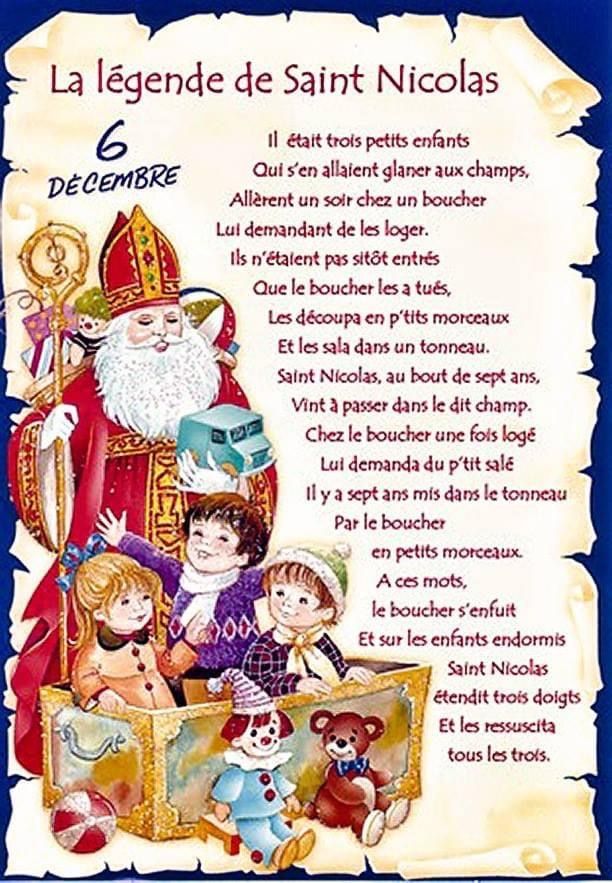 Légende Saint Nicolas histoire vintage
