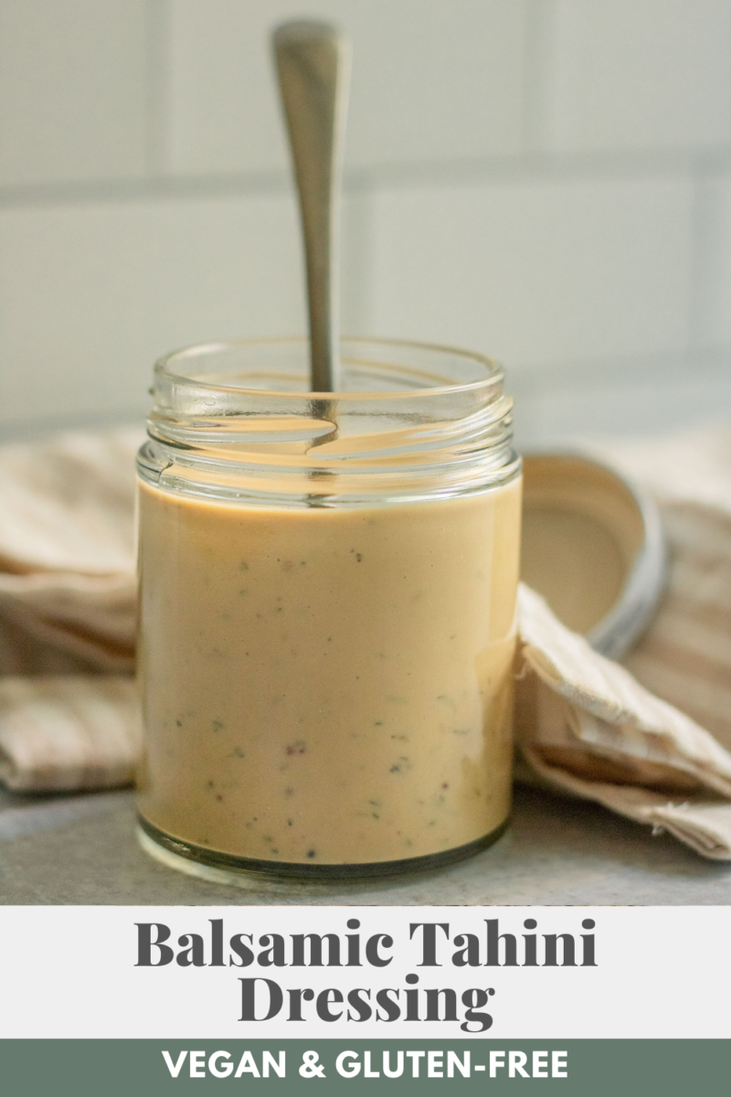 Vinaigrette tahini maison