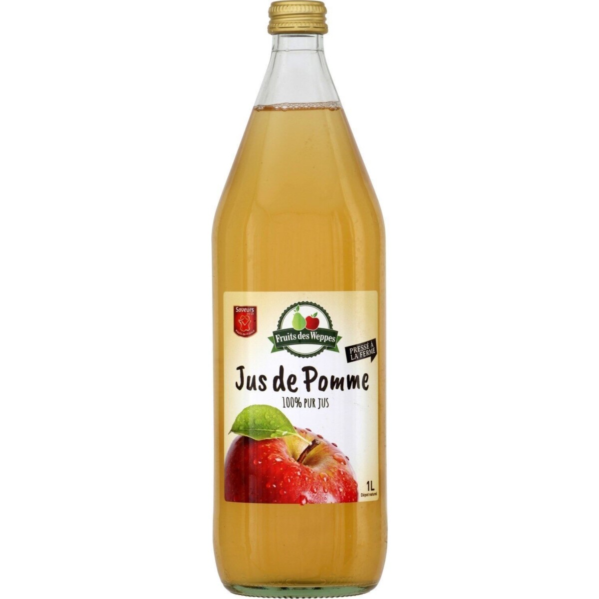 Jus de pomme pressé bouteille