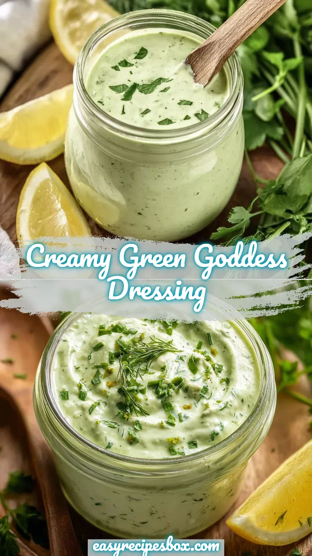 Salade sauce Green Goddess