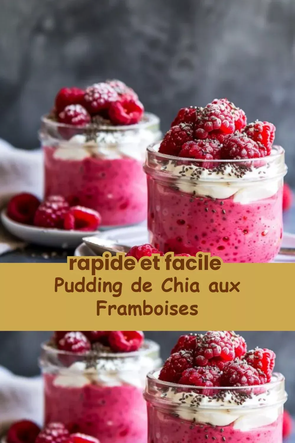Pudding de chia baies