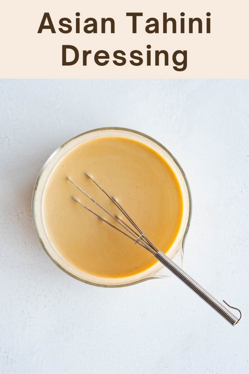Vinaigrette tahini maison