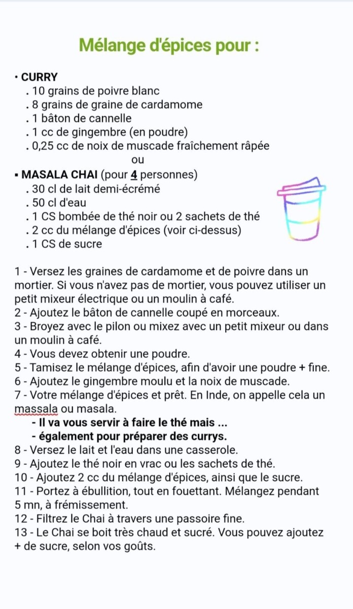 Épices bio cuisine