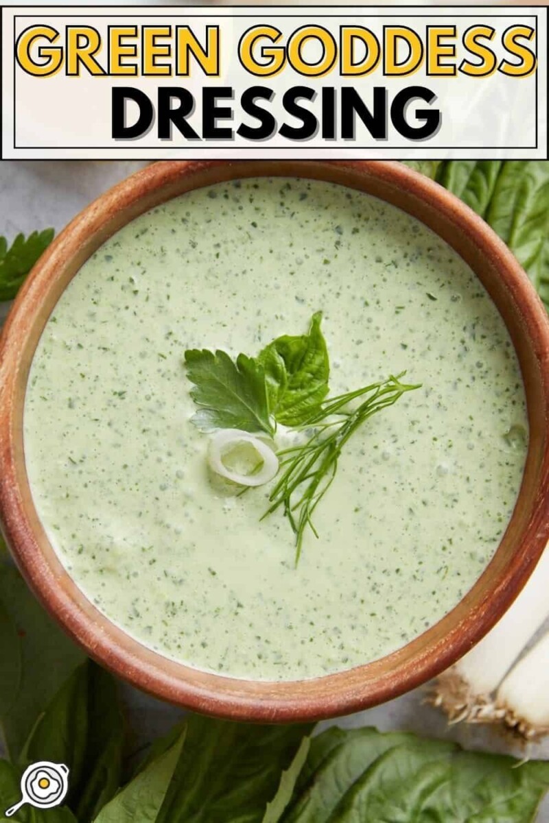 Salade sauce Green Goddess