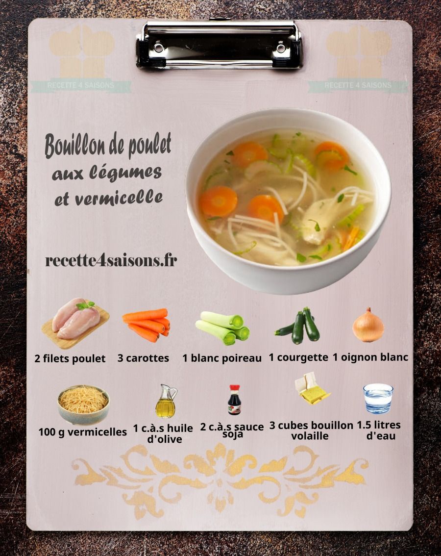 Bouillon de légumes maison