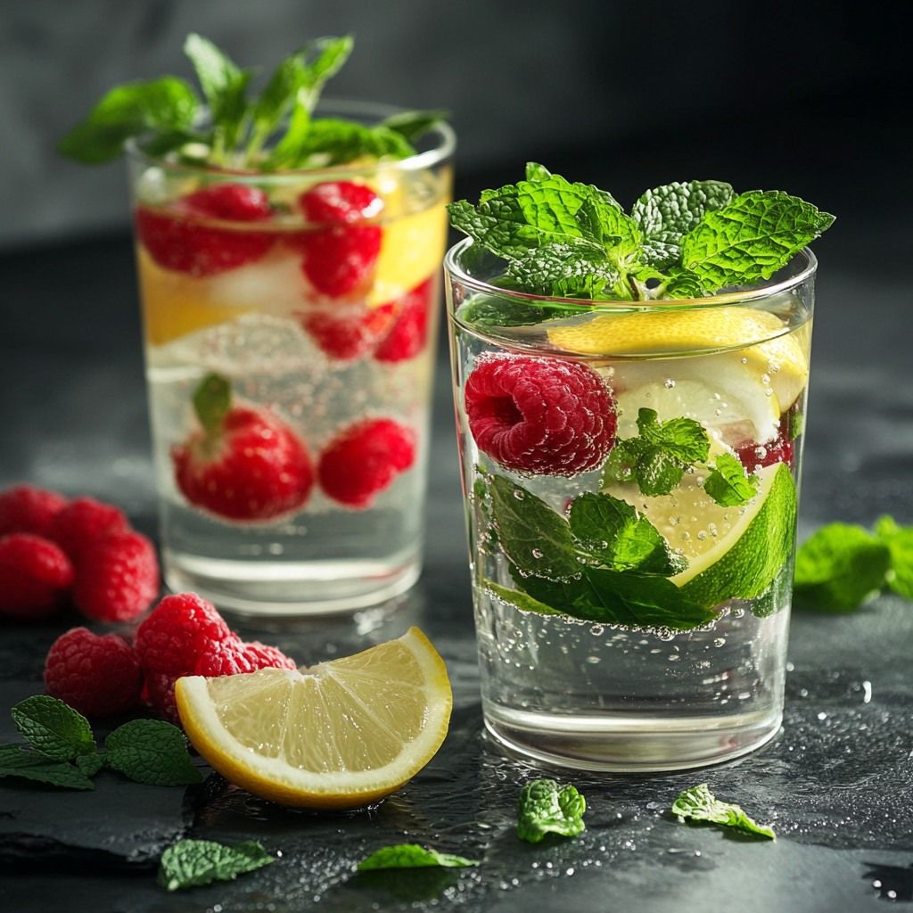 Eau infusée fruits frais