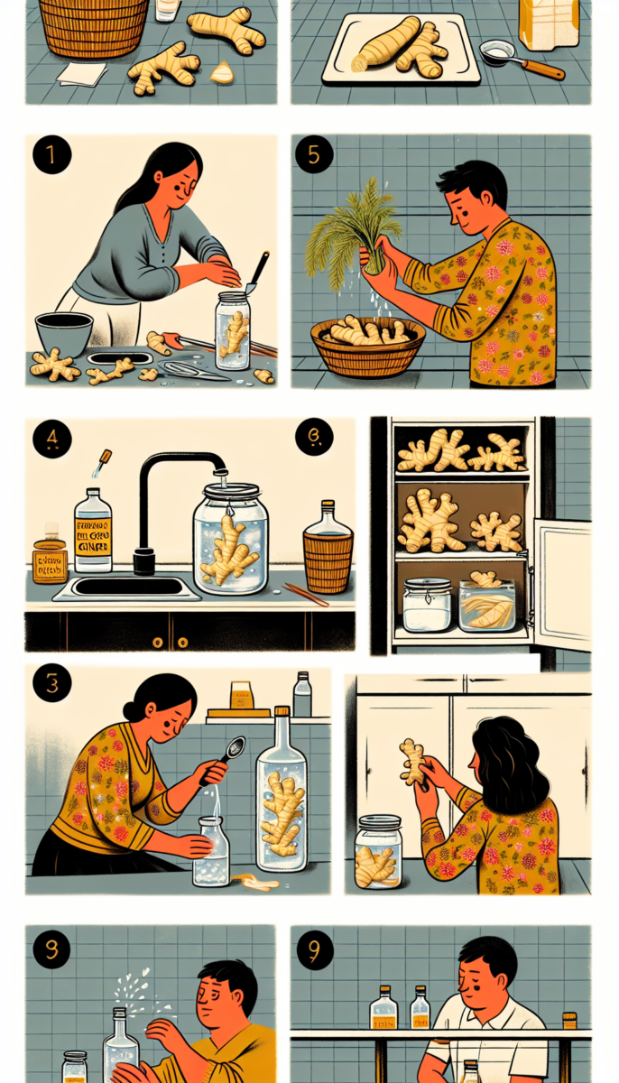 Racine de gingembre frais