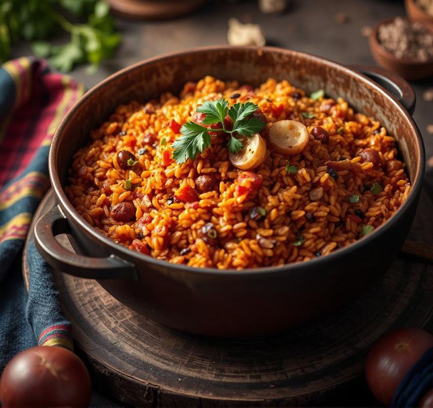 Riz au boeuf sénégalais Thiebou Yapp
