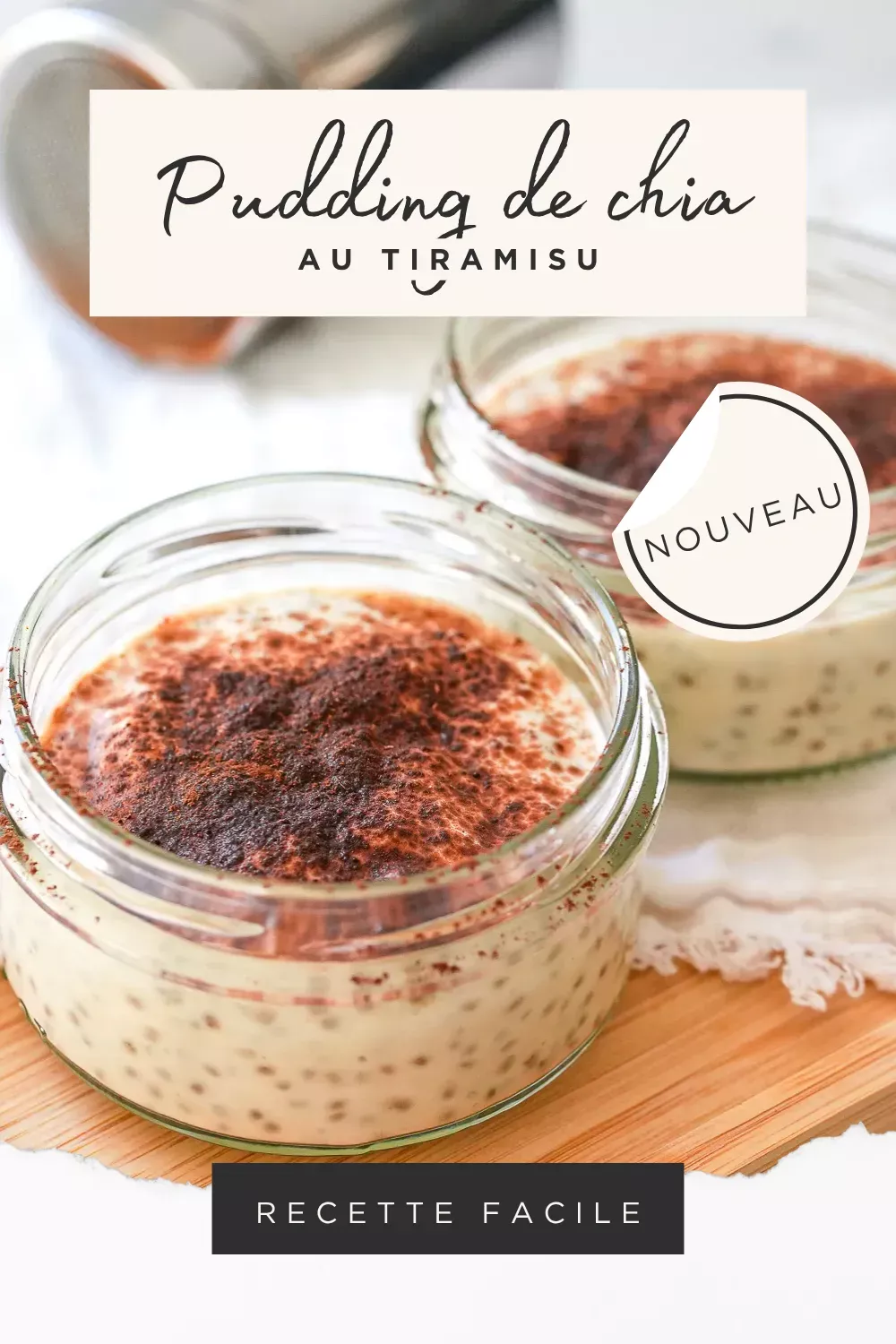 Pudding de chia baies
