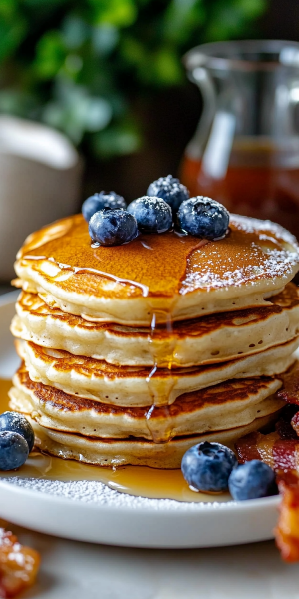 Sirop d'érable pancakes