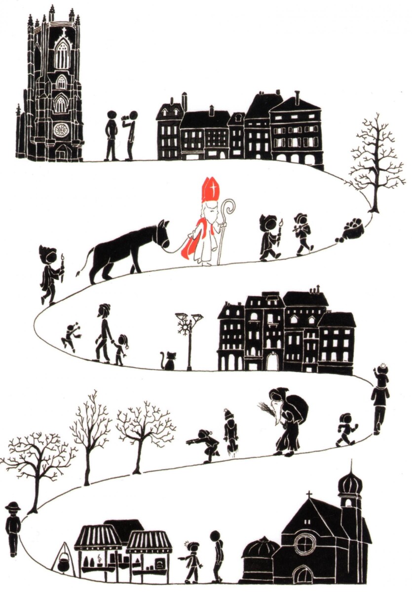 Illustration Saint Nicolas légende