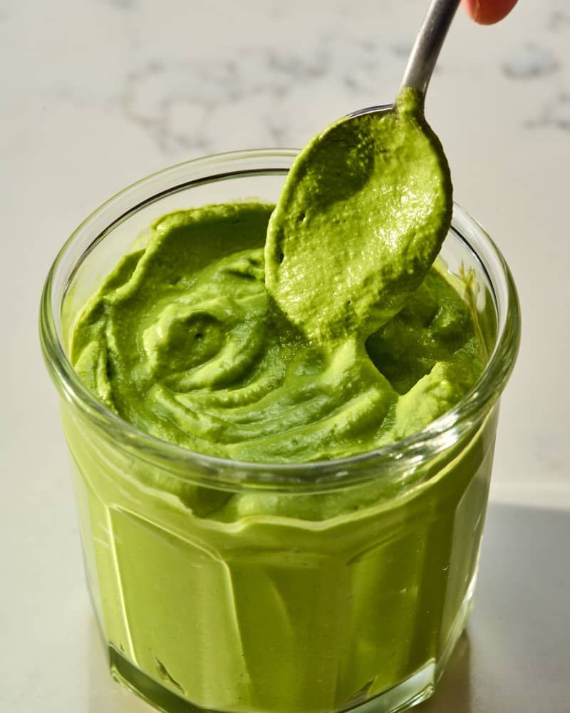 Salade sauce Green Goddess