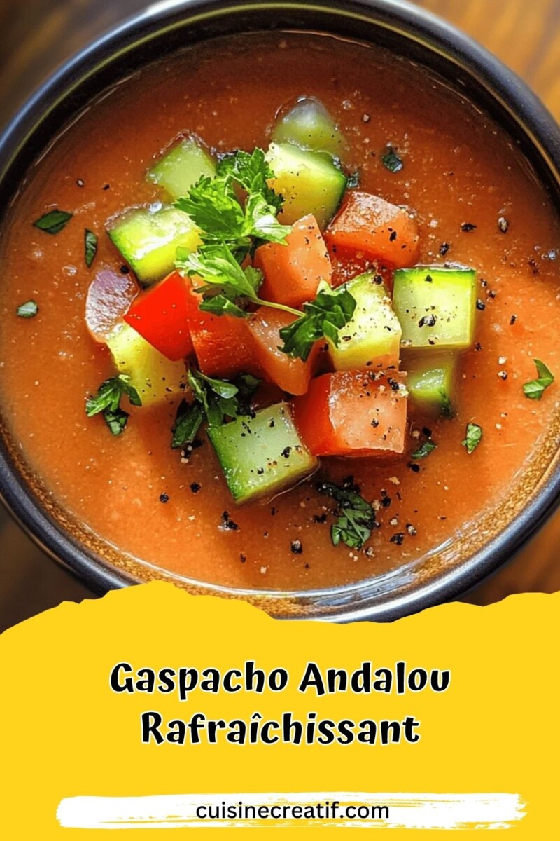 Gaspacho andalou frais