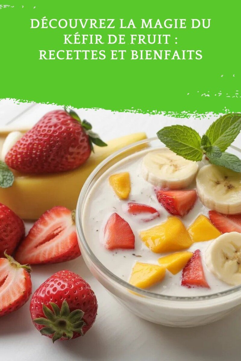 Kéfir de fruits maison