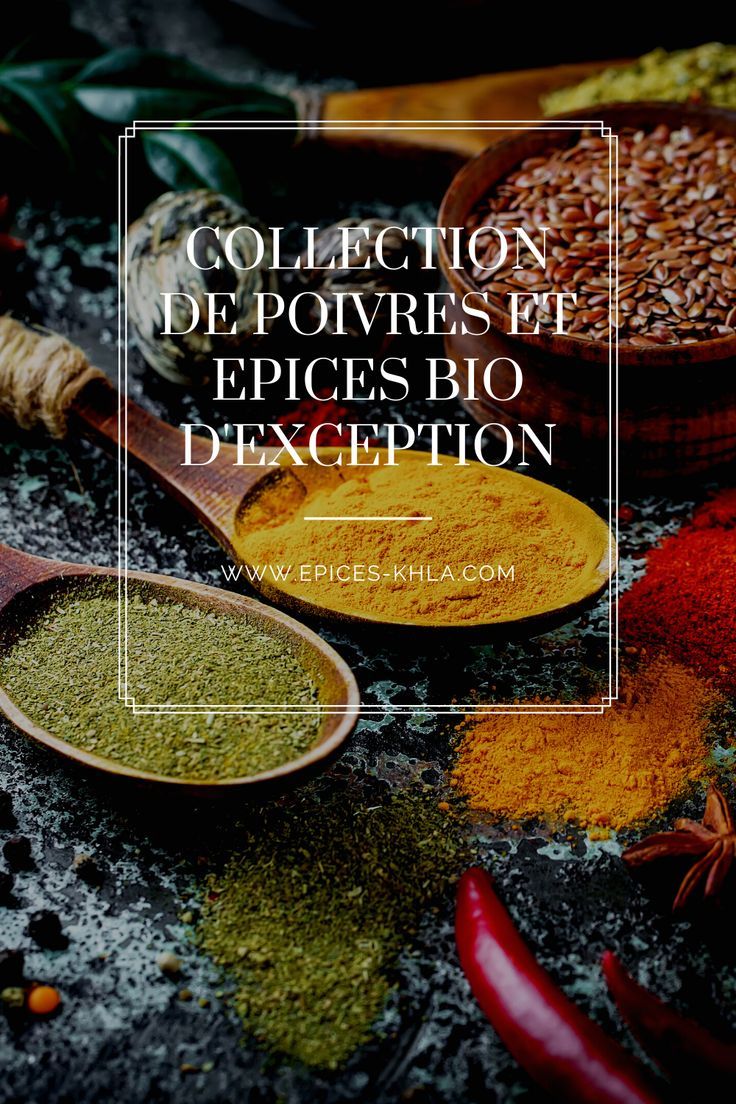 Épices bio cuisine