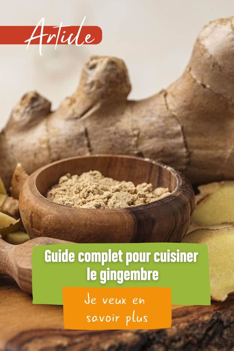 Racine de gingembre frais