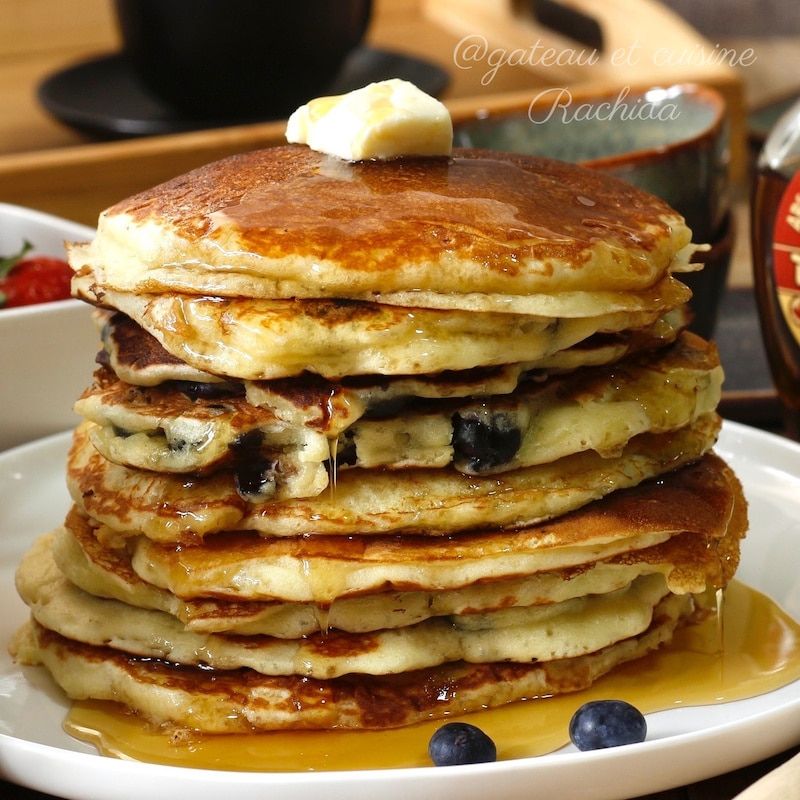 Sirop d'érable pancakes