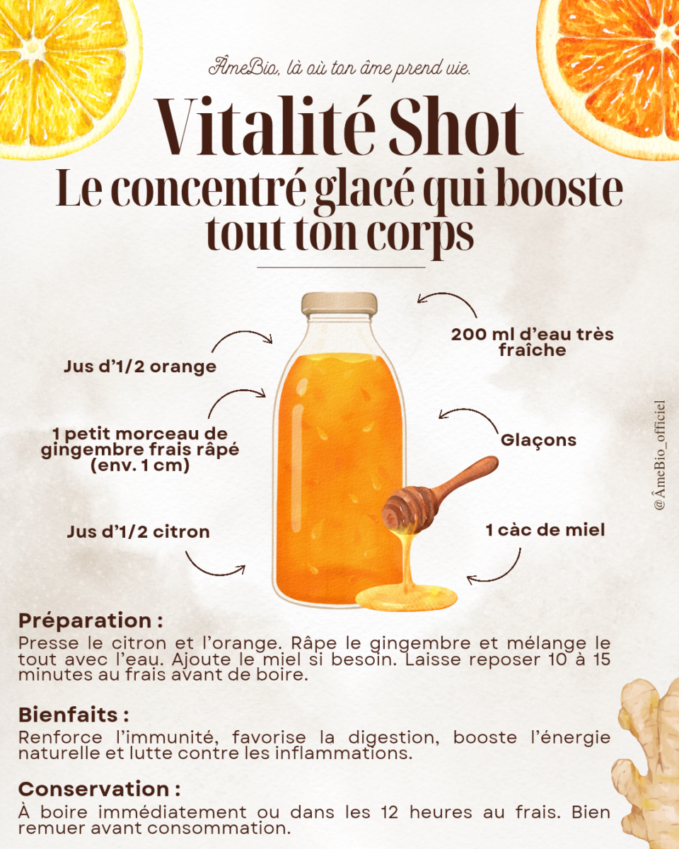 Shot bien-être guarana