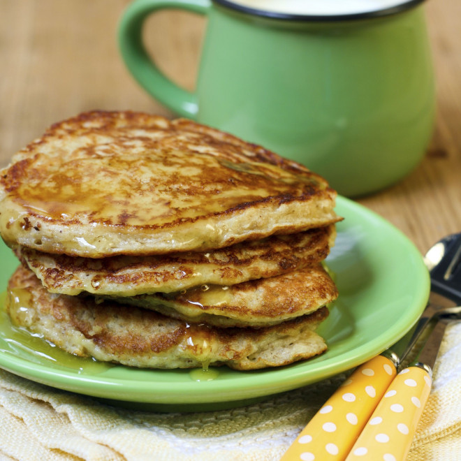Sirop d'érable pancakes