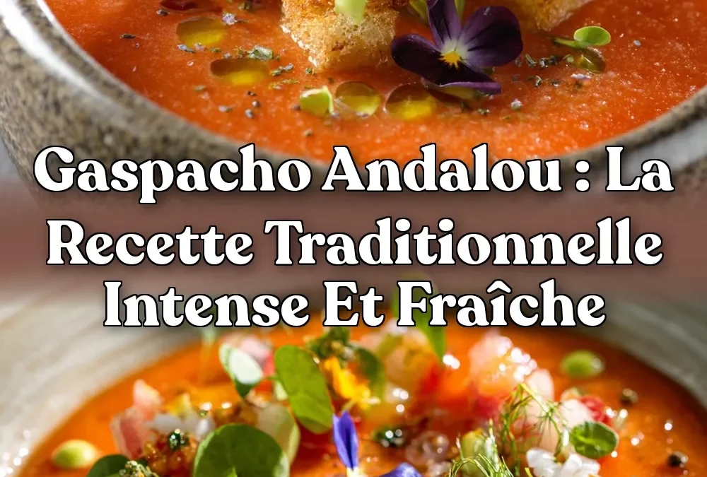 Gaspacho andalou : Recette grand format pour 600 ml en cl