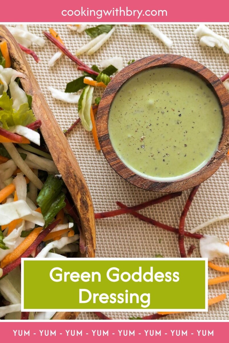 Salade sauce Green Goddess