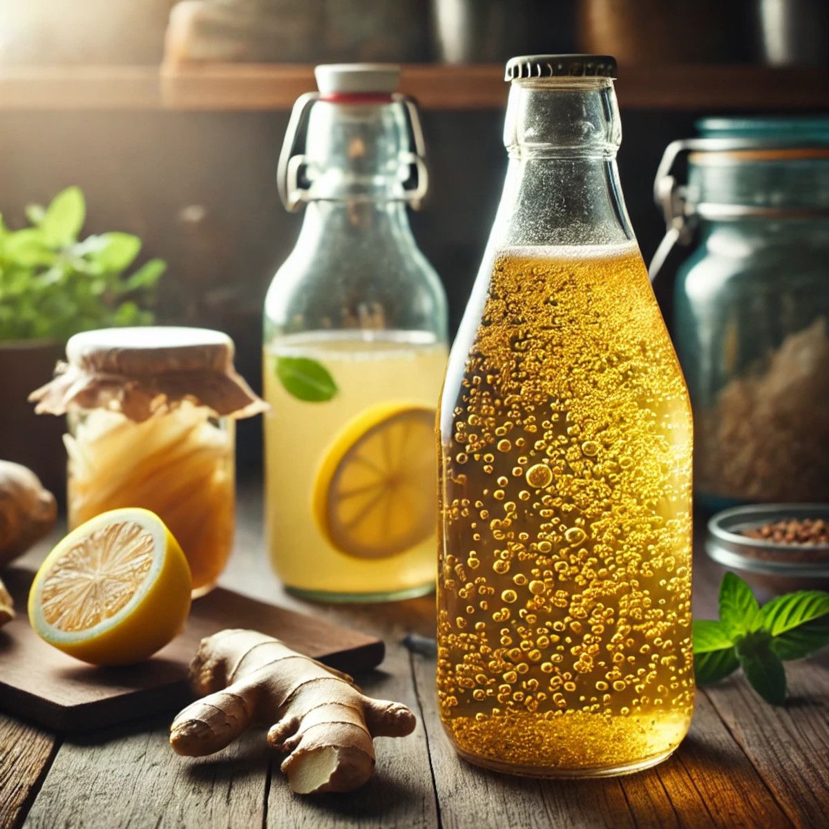 Mère de Kombucha bocal