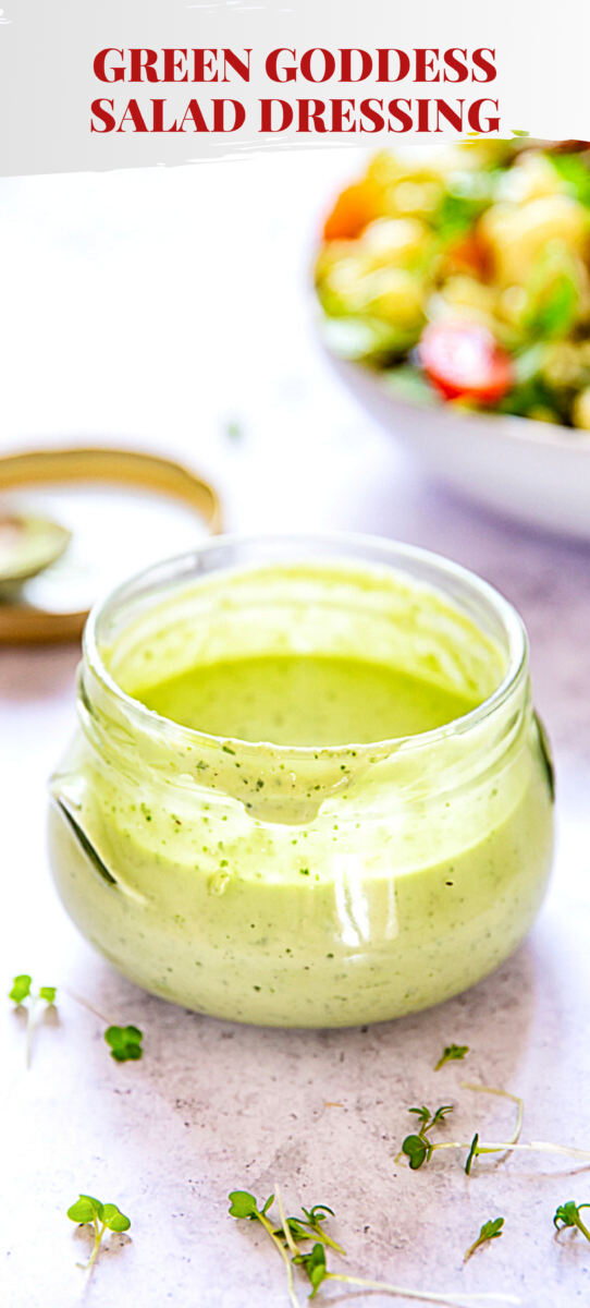 Salade sauce Green Goddess