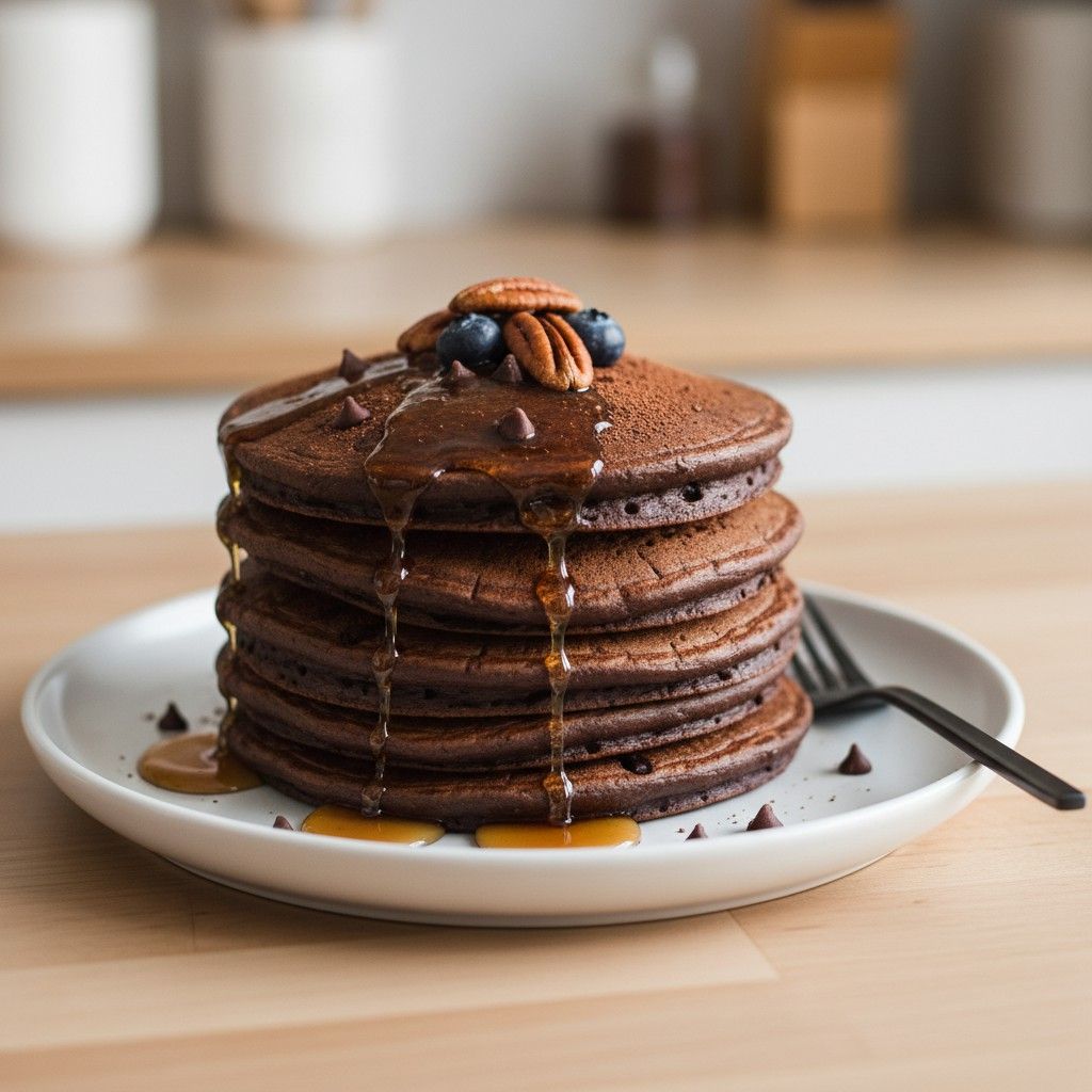 Sirop d'érable pancakes