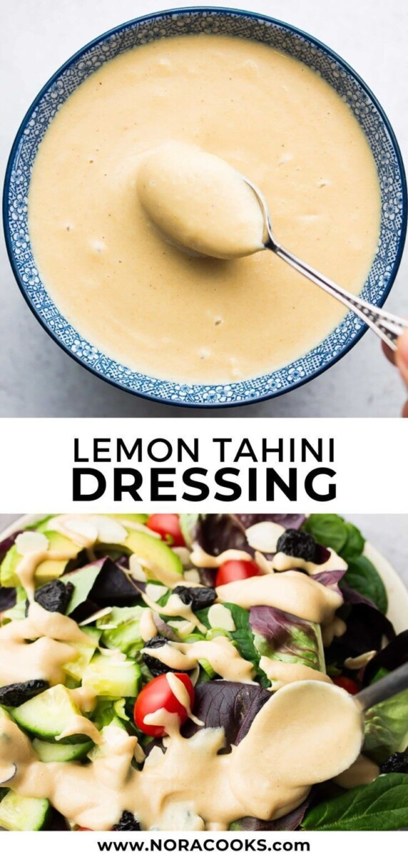 Vinaigrette tahini maison