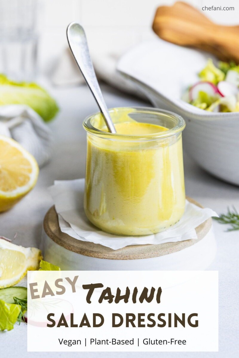 Vinaigrette tahini maison
