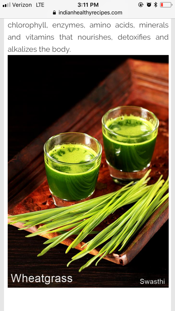 Jus herbe de blé shot