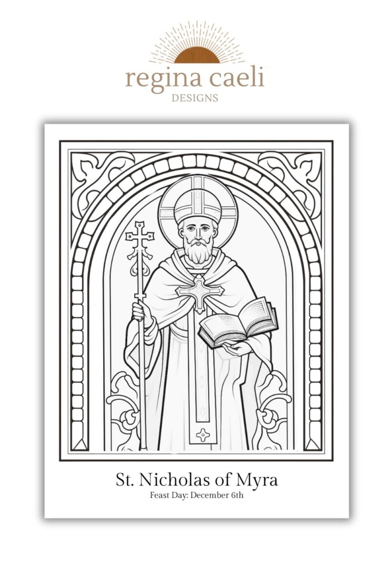 Illustration Saint Nicolas légende
