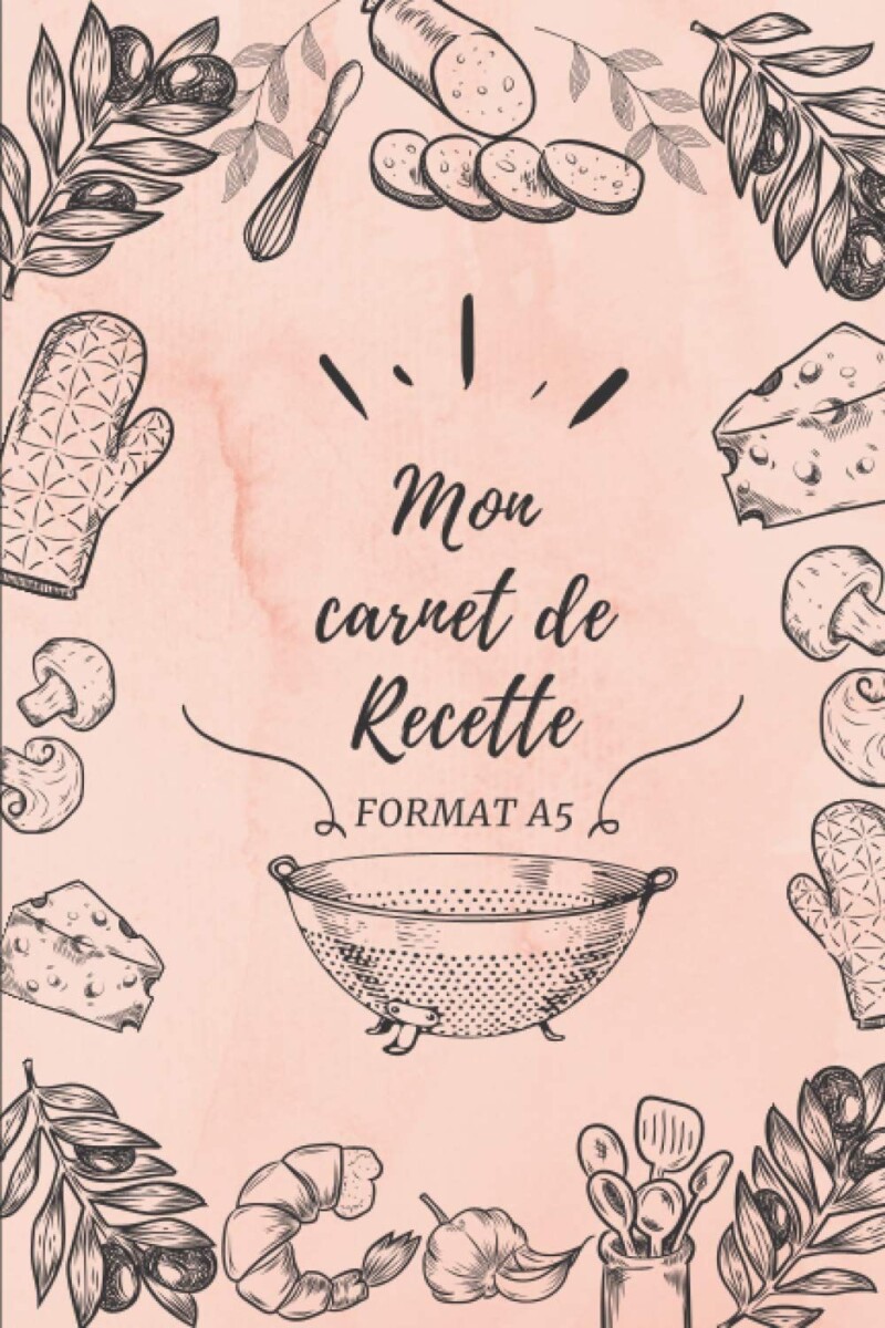 Carnet de notes cuisine chef