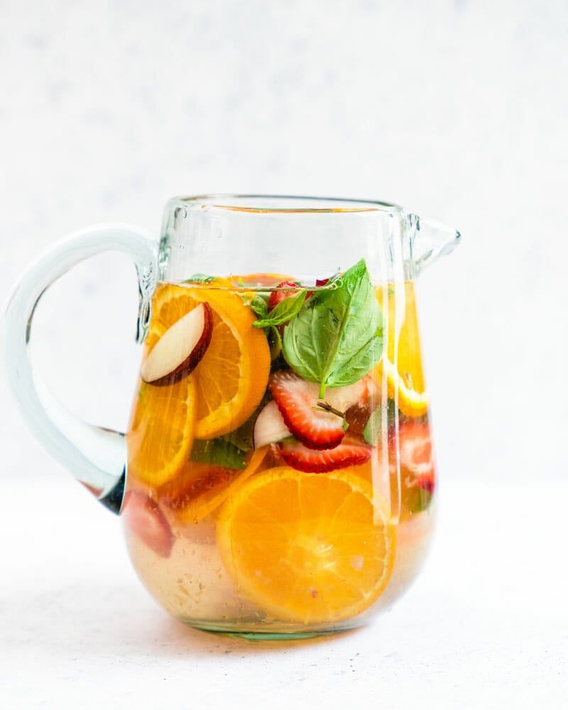 Eau infusée fruits frais