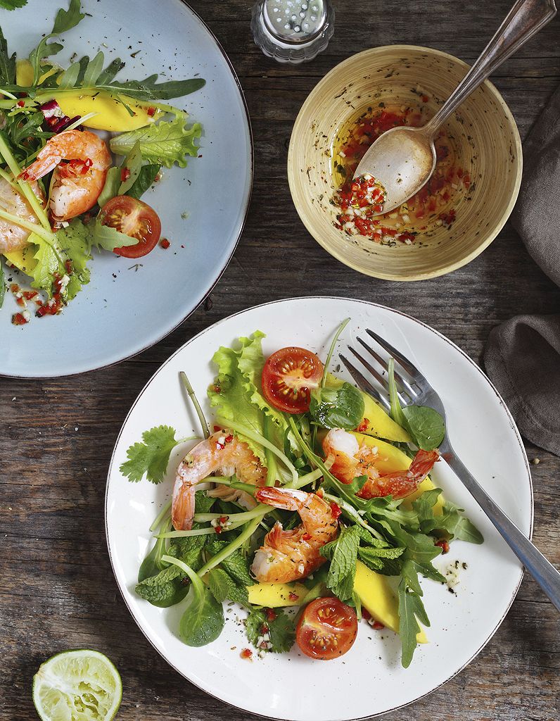 Filet huile d'olive salade