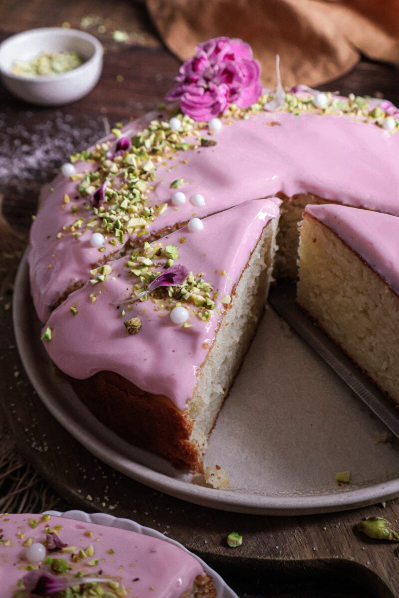 Gâteau vegan esthétique