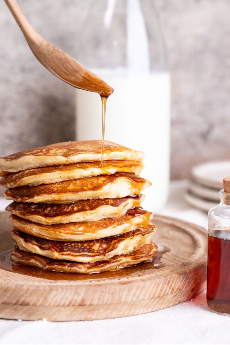 Sirop d'érable pancakes