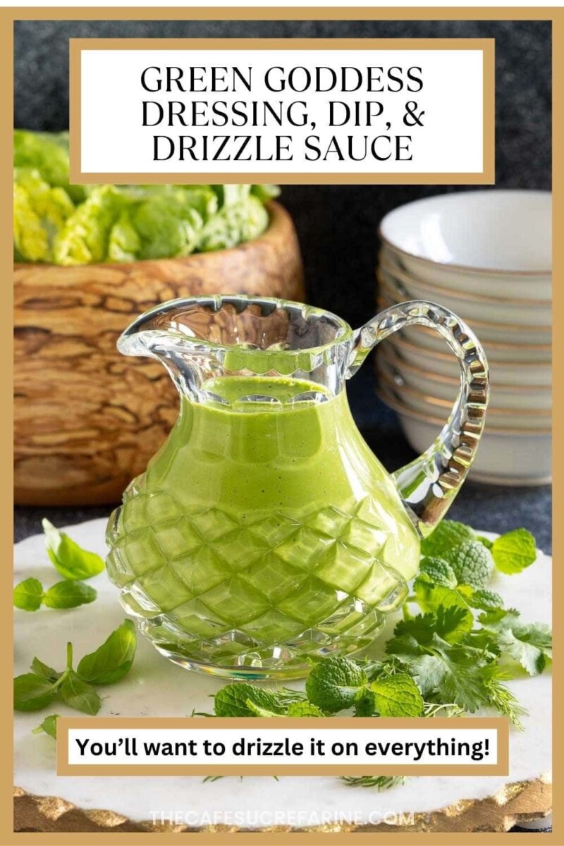 Salade sauce Green Goddess