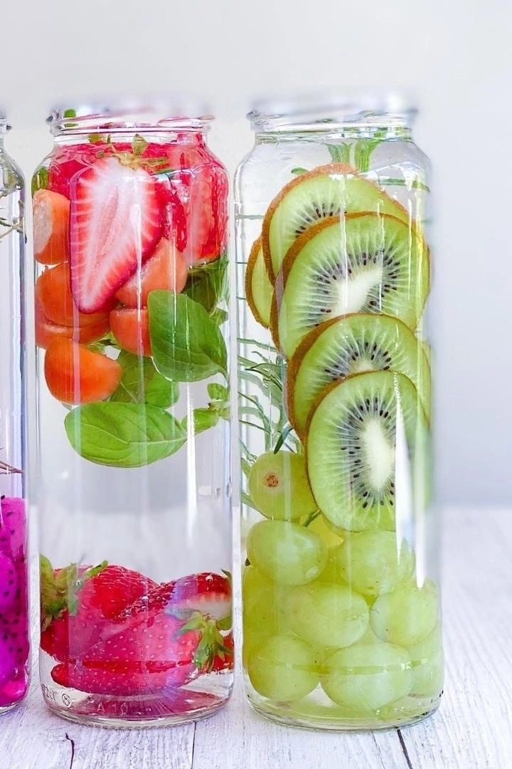 Eau infusée fruits frais