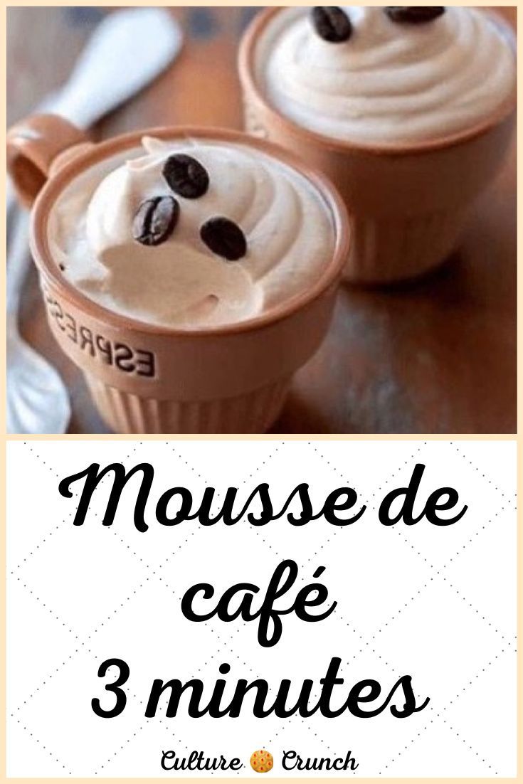 Café latte végétal mousse