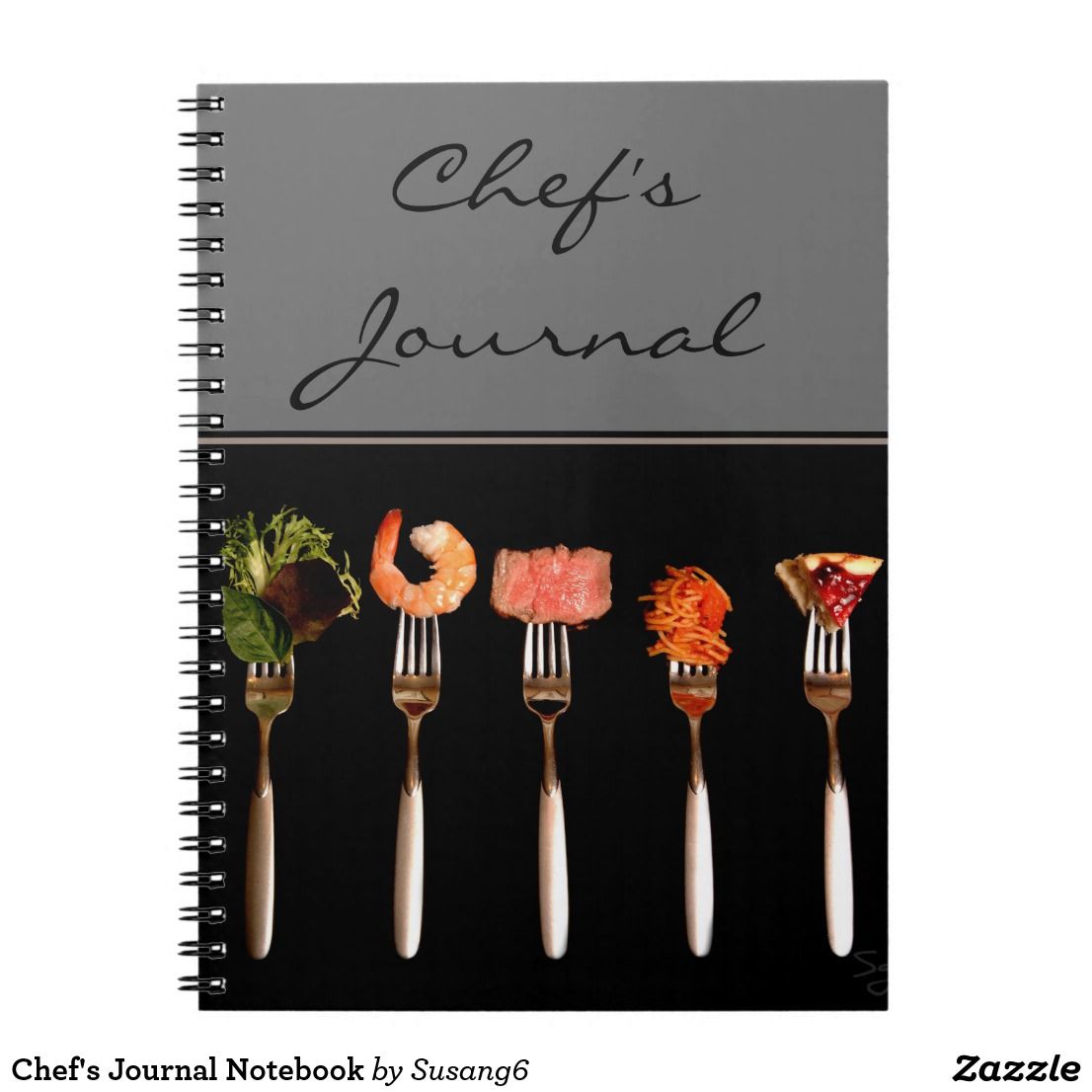 Carnet de notes cuisine chef