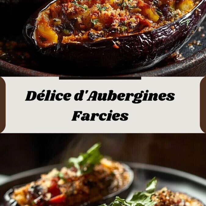 Recette aubergine farcie végétarienne : un délice méditerranéen à découvrir