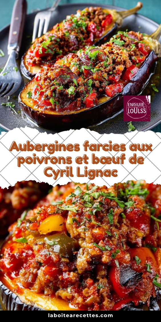 Aubergine farcie méditerranéenne