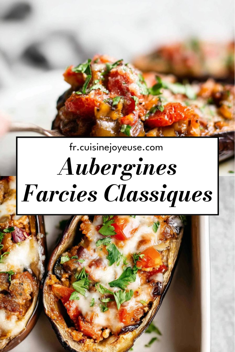 Recette aubergine farcie saine