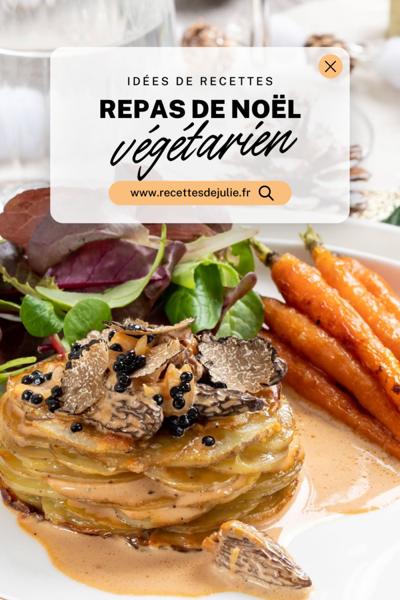 Plat festif végétarien Noël