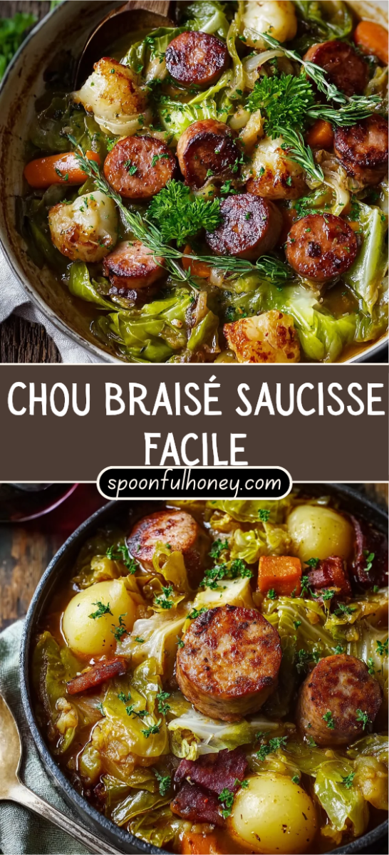 Plat chou vert sans viande